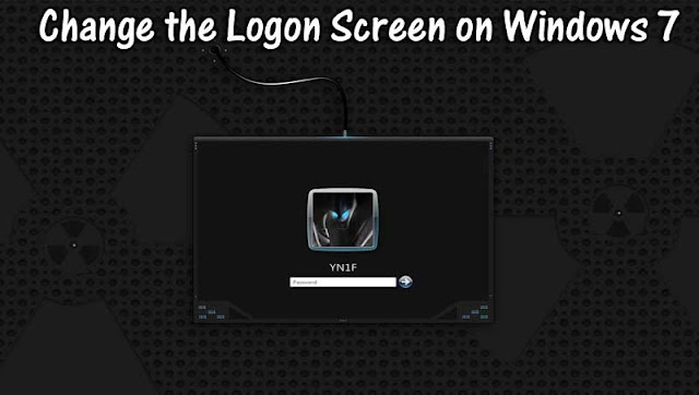 change windows 7 logon screen background software