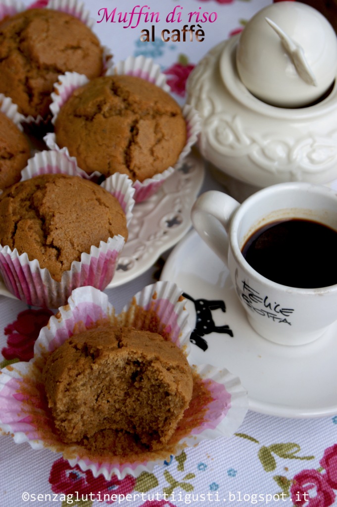 muffin di riso al caffè senza glutine