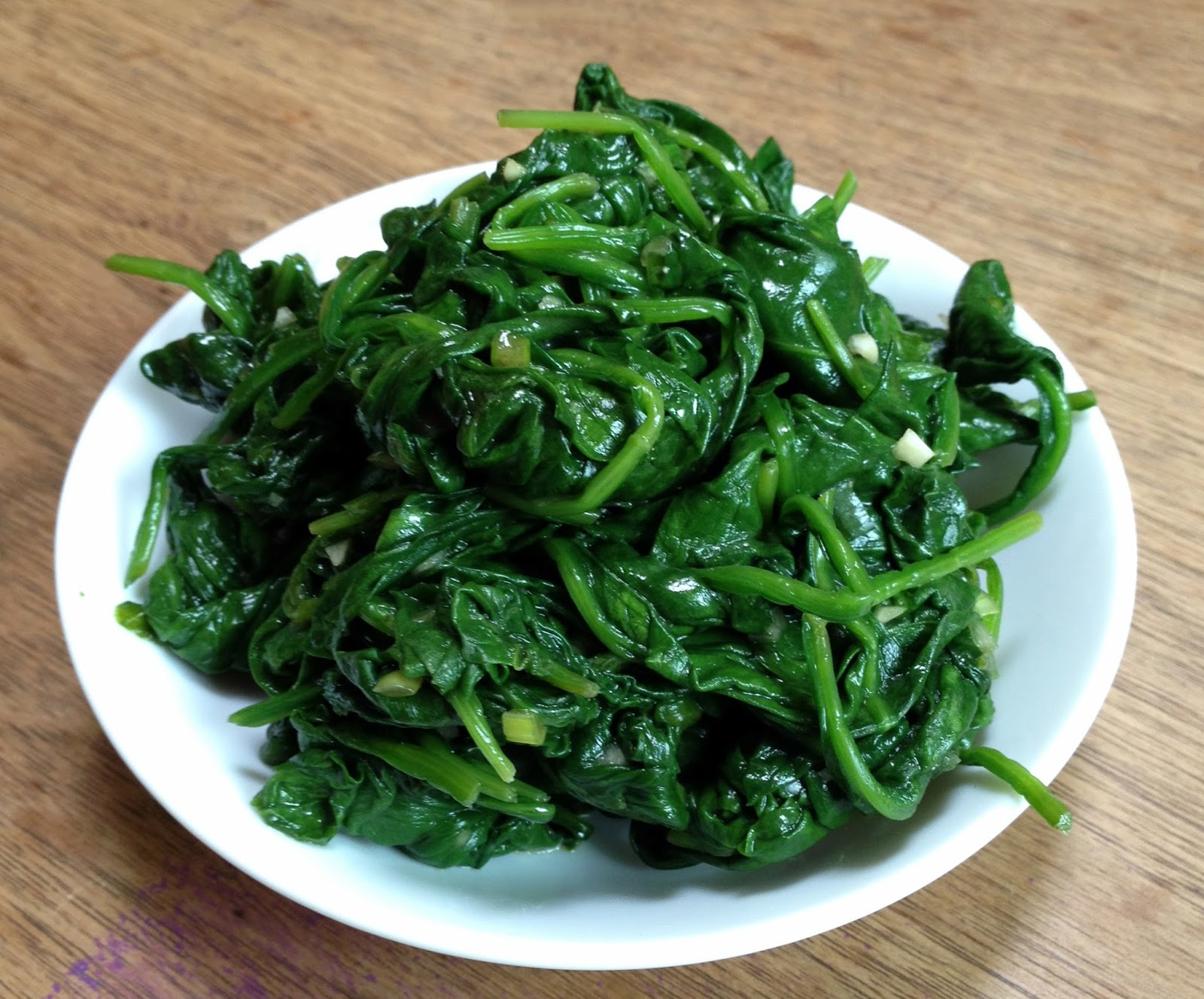 COOK WITH SUSAN Korean Blanched Spinach