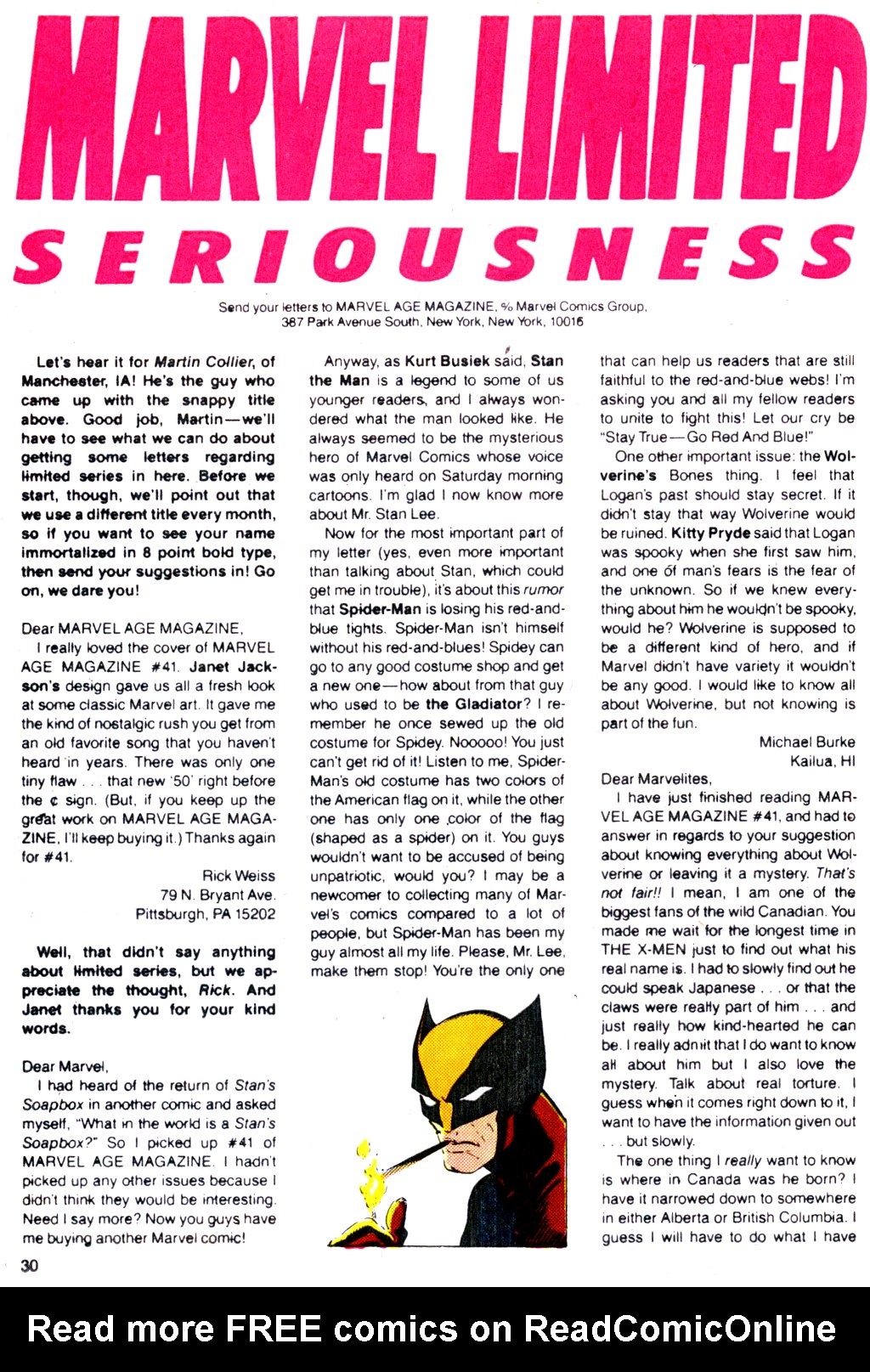 Read online Marvel Age comic -  Issue #47 - 31
