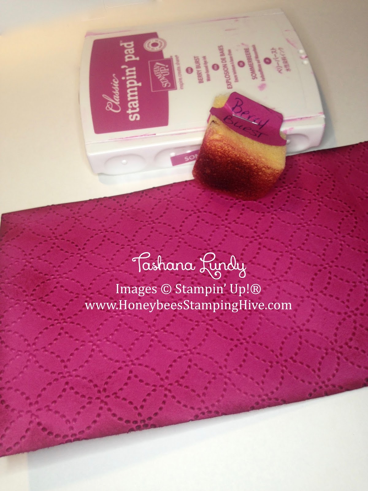 ` Faux Leather 3 Ways with Heat Embossing SBTD March Blog Hop