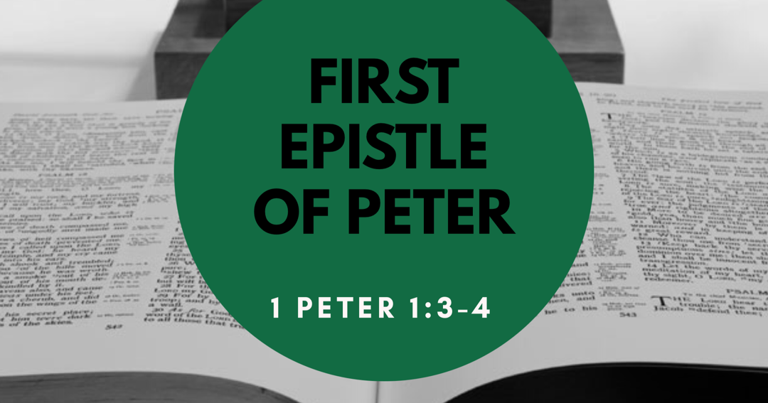 POST 3: 1 Peter 1:3-4