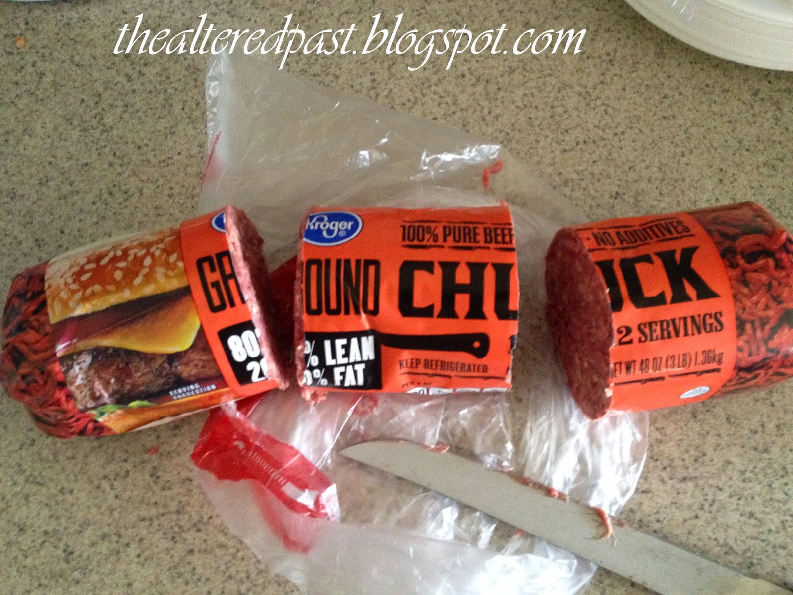 quick and easy tip for repackaging bulk beef for freezing