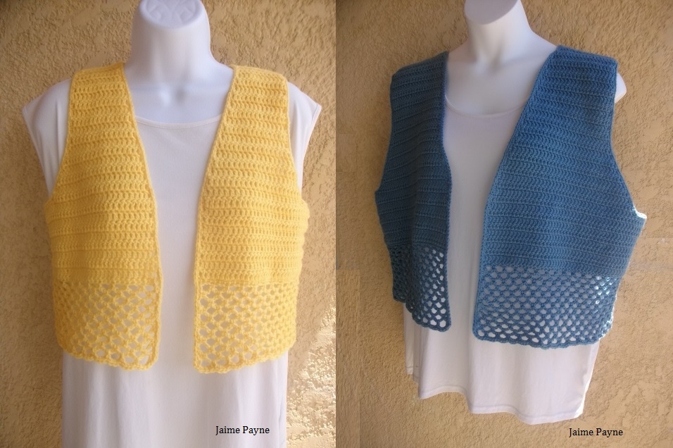 Copper Llama Studio: Spring and Summer Crochet Vest Patterns