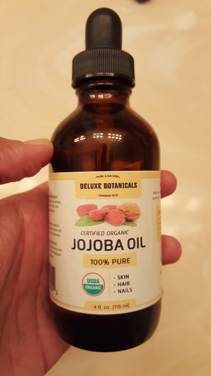 My Product Reviews Certified Organic Jojoba Oil by Deluxe Botanicals