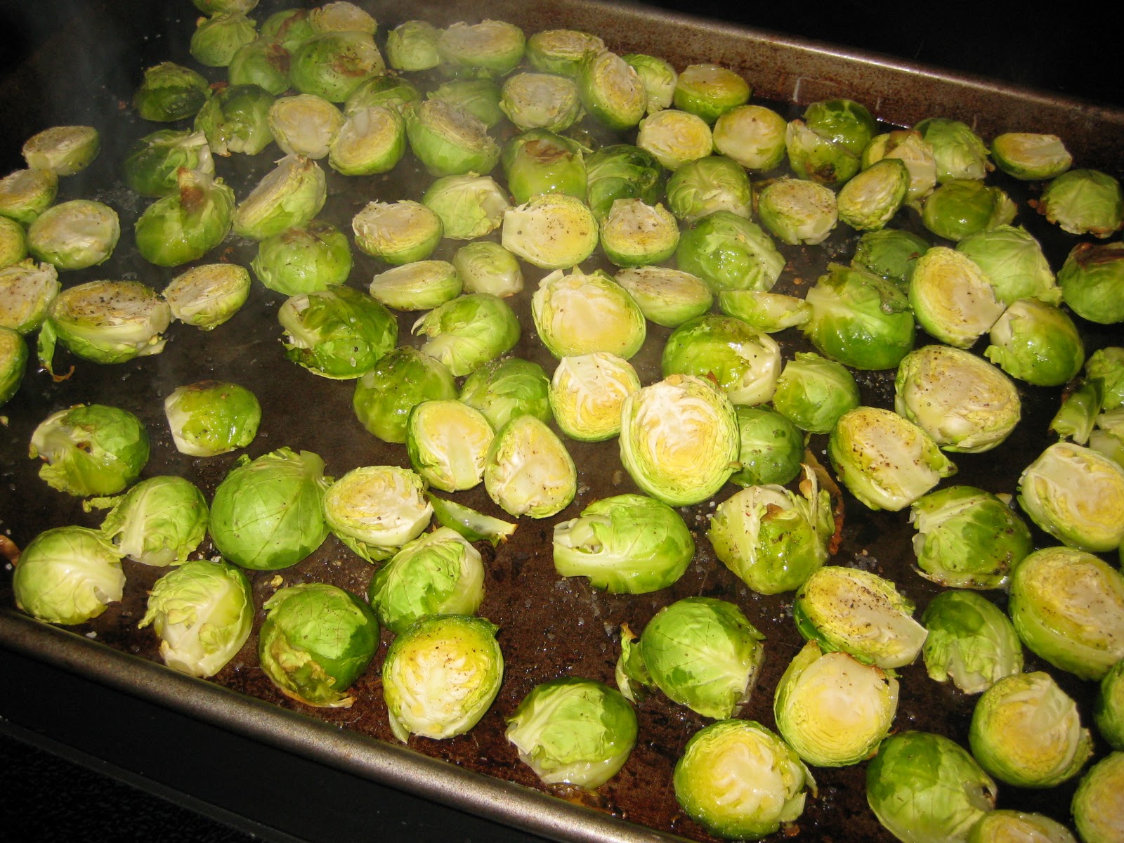 The Full Plate Blog simple side roasted brussel sprouts