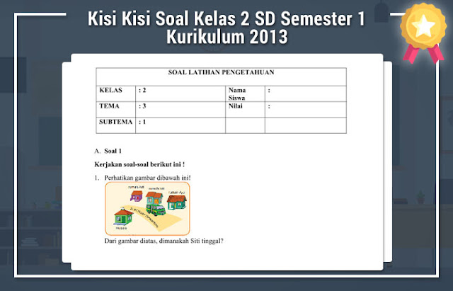 Kisi Kisi Soal Kelas 2 Sd Semester 1 Kurikulum 2013 Operator Sekolah