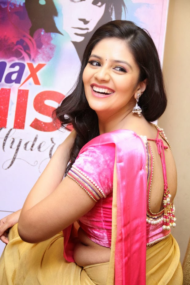 Indian Hot Actress Telugu Tv Anchor Sri Mukhi Sexy In