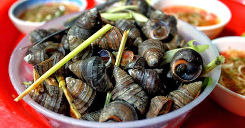 Hình ảnh cách chế biến ốc luộc