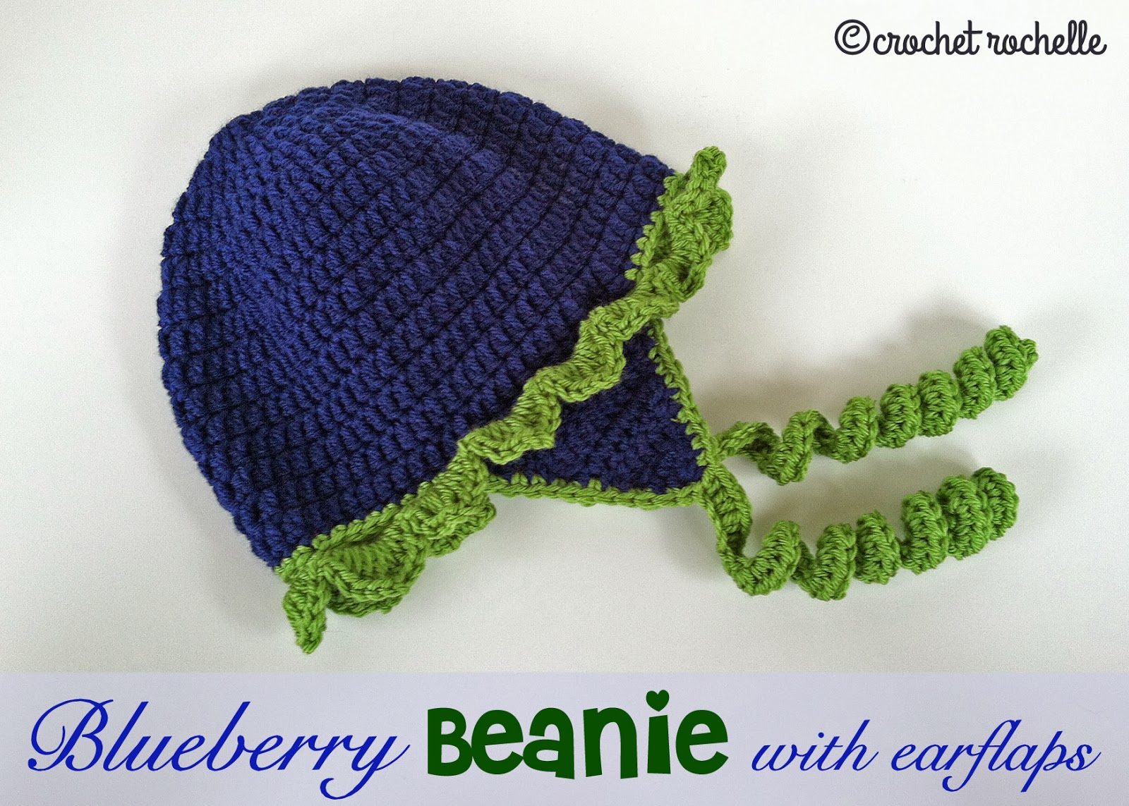 Crochet Rochelle: Blueberry Beanie