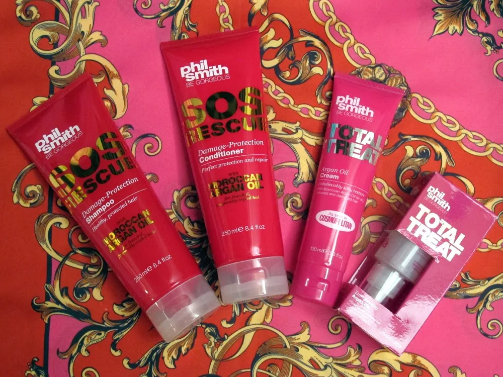 Phil Smith SOS Rescue and Total Treat haircare ranges