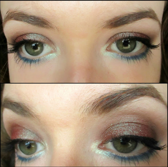Blue & Brown Colorful Smokey Eye + Purple Lips