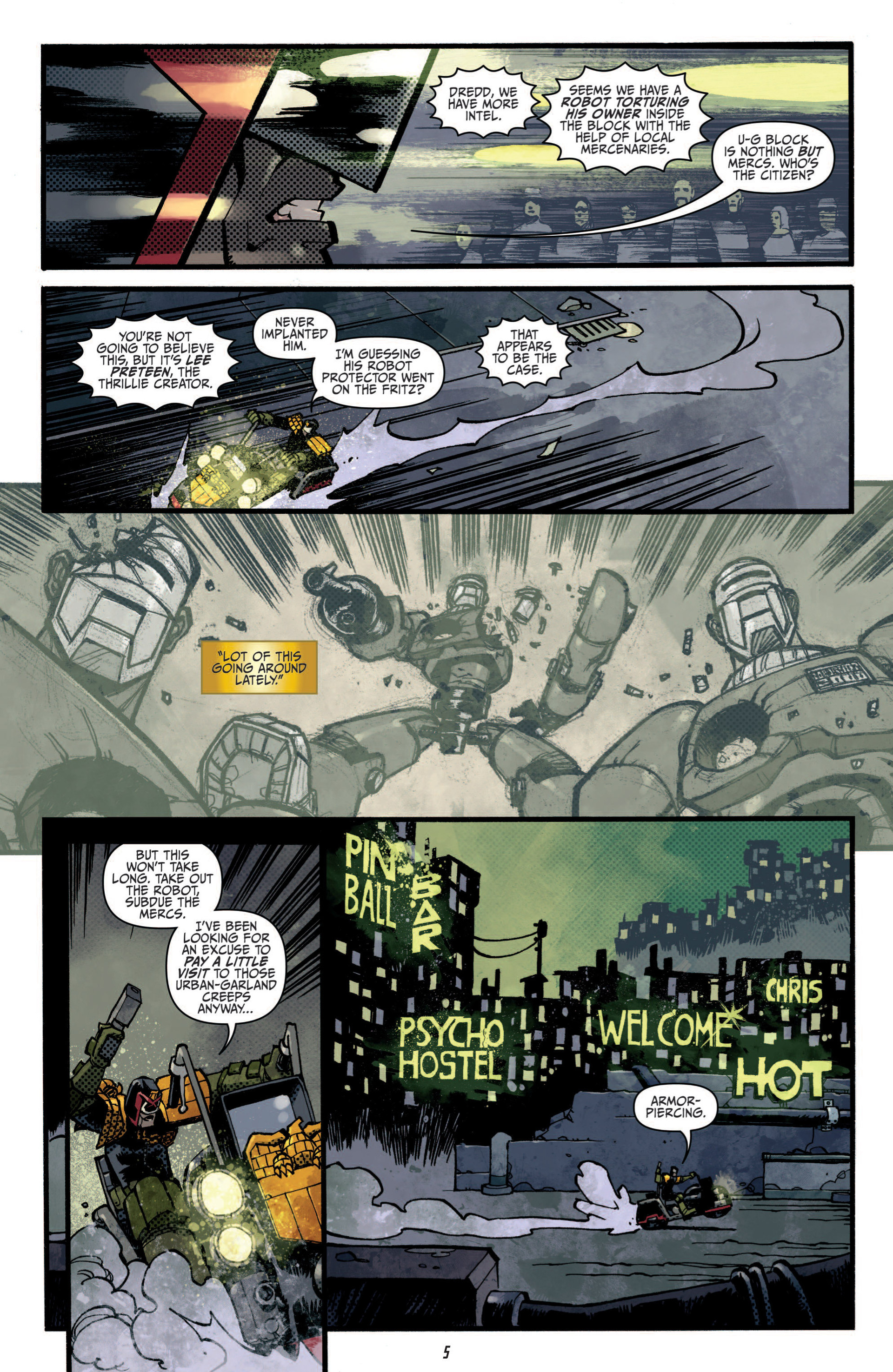 Read online Judge Dredd (2012) comic -  Issue #5 - 7