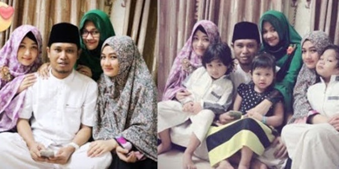 Pria ini Punya 3 Istri Cantik dan Tinggal dalam Satu Rumah