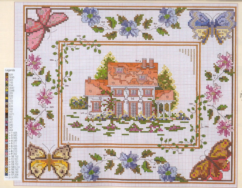 Schemi Quattro Stagioni A Punto Croce Schemiapuntocroce It