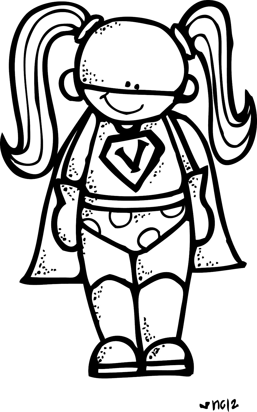 female superhero coloring pages - photo #36