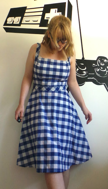 new look gingham dress
