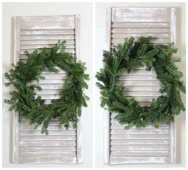 www.diy180.com Natural wreath for Christmas