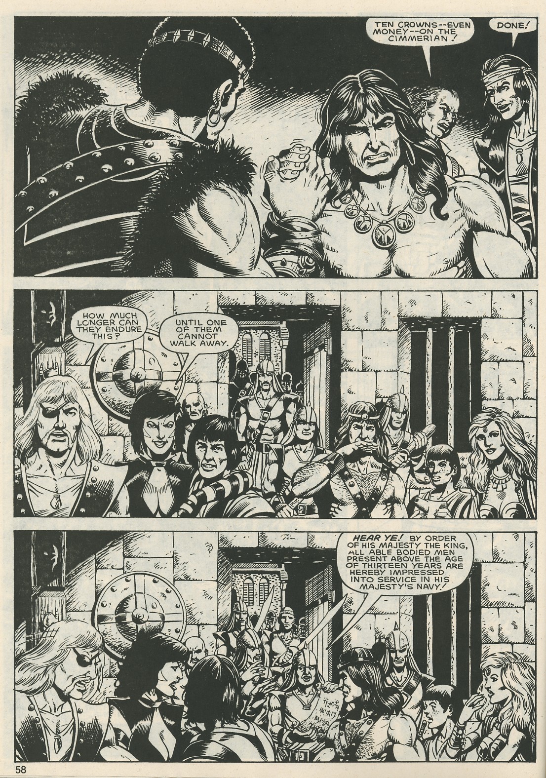 Read online The Savage Sword Of Conan comic -  Issue #117 - 56