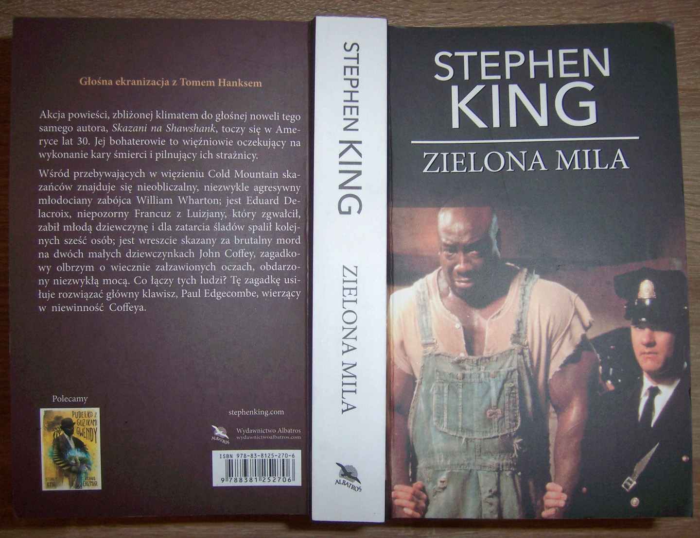 Zbieranina Zielona Mila 2018 Albatros Ksiazka Stephen King