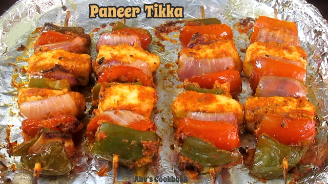 Paneer tikka in oven