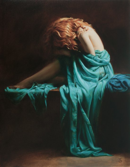 As belas pinturas de mulheres com um toque renascentista de Tina Spratt Tina Spratt pinturas a óleo mulheres renascentistas