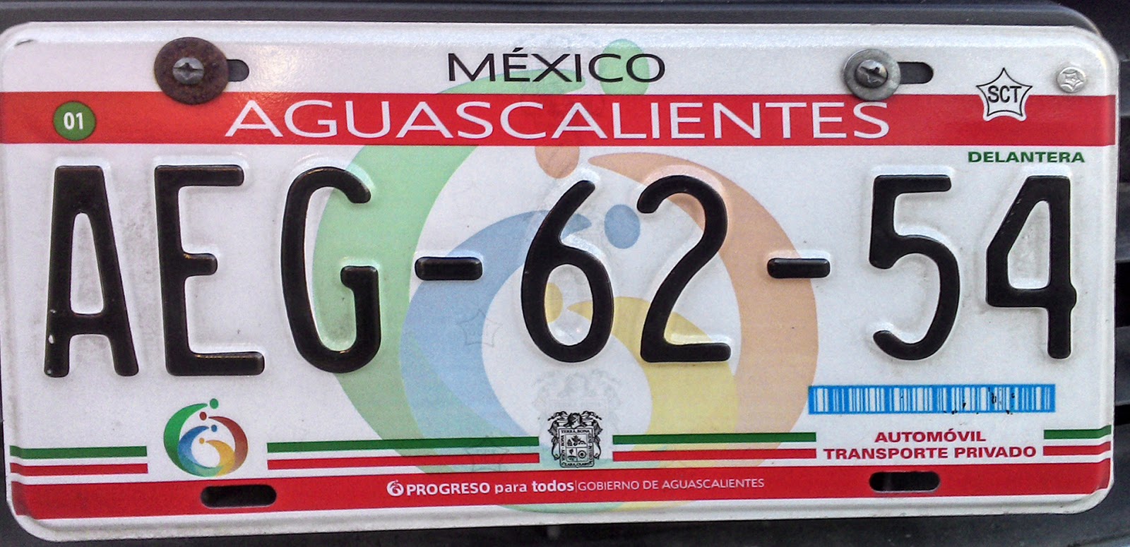 Placas de México Diseño / Mexico