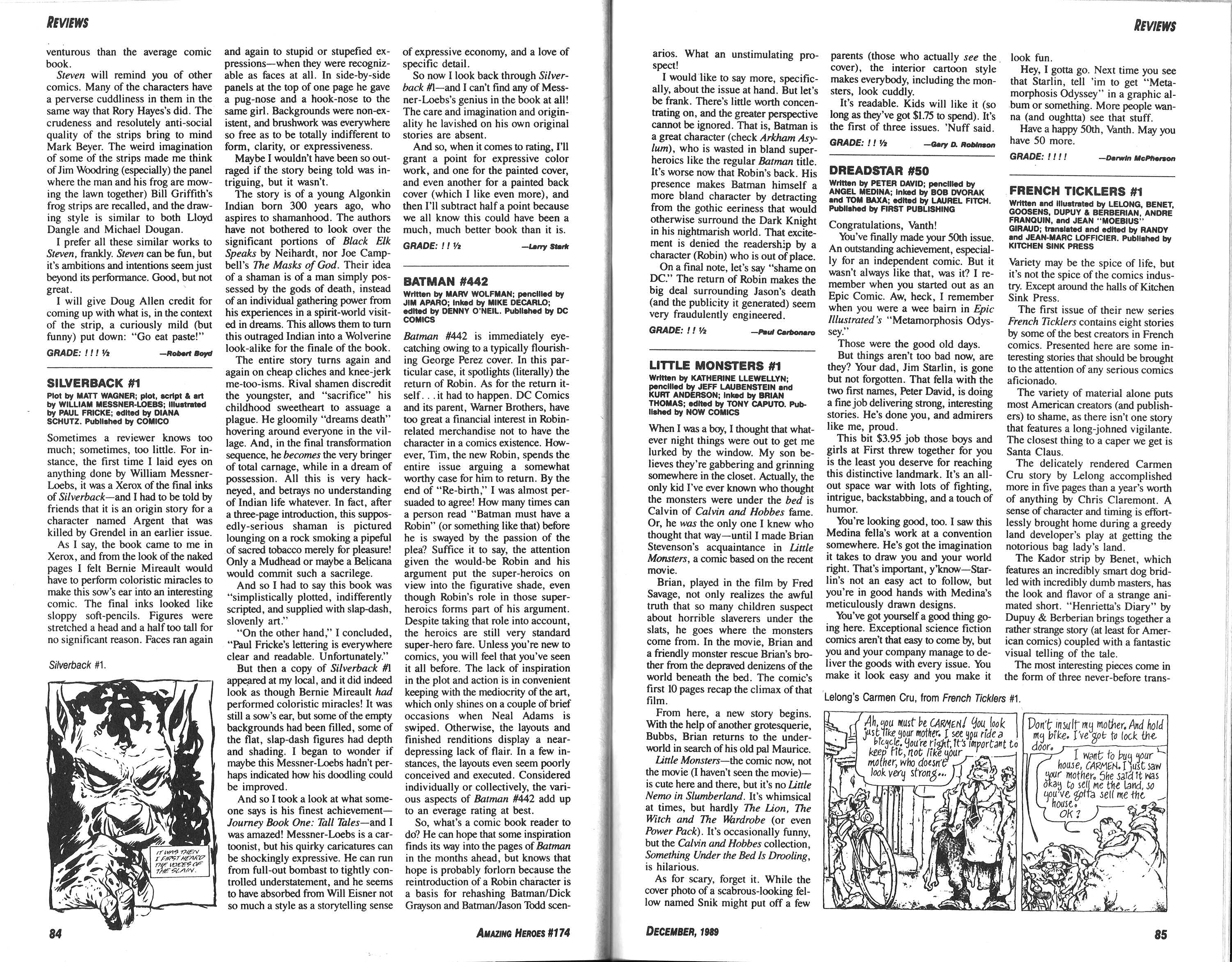 Read online Amazing Heroes comic -  Issue #174 - 43
