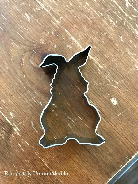 Bunny Shape Metal Cookie Cutter