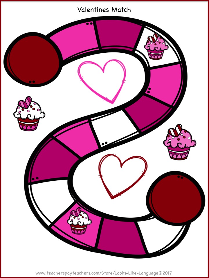 Valentines Day Open Ended Game Freebie- Looks Like Language - Classroom ...