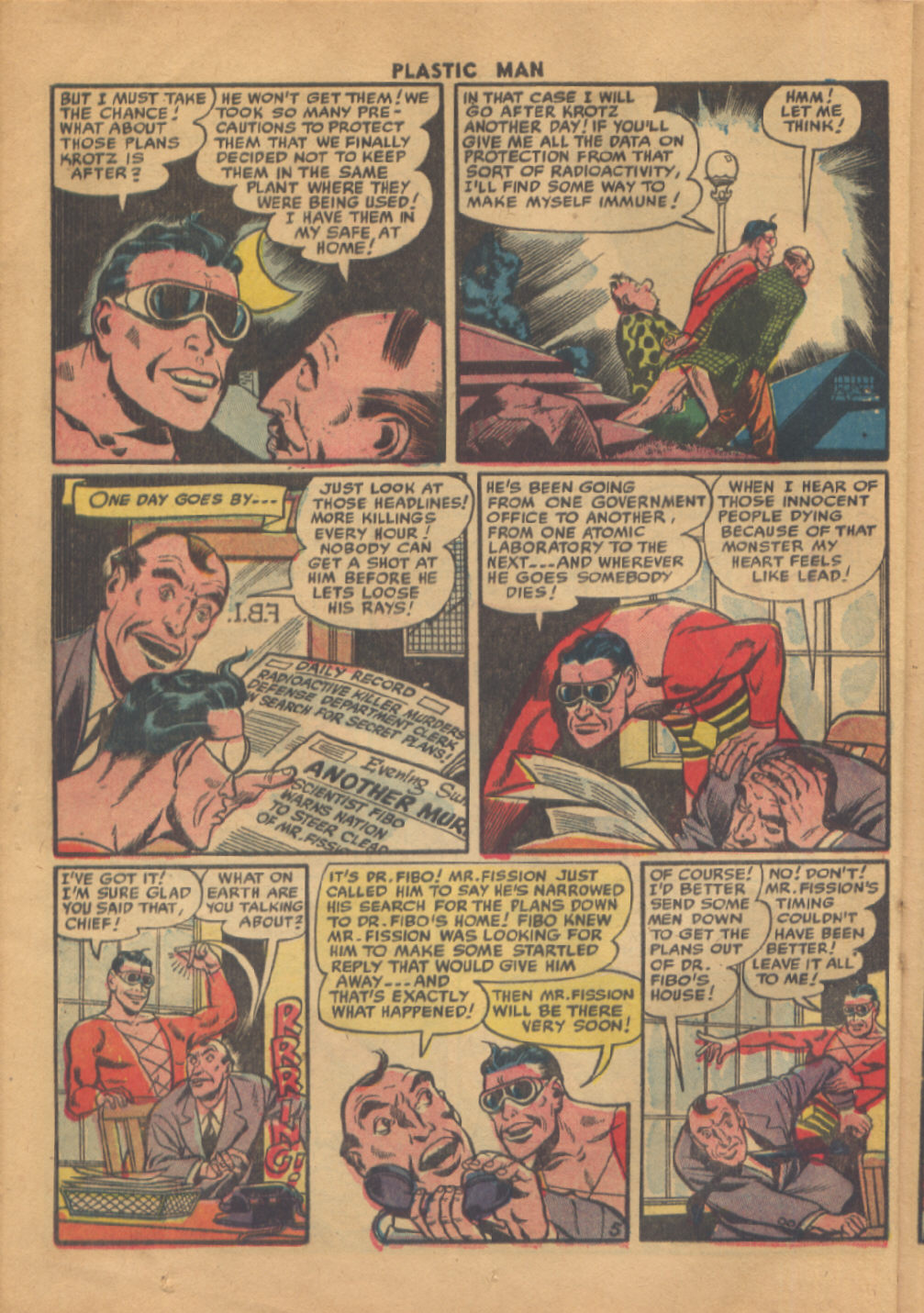 Read online Plastic Man (1943) comic -  Issue #48 - 22