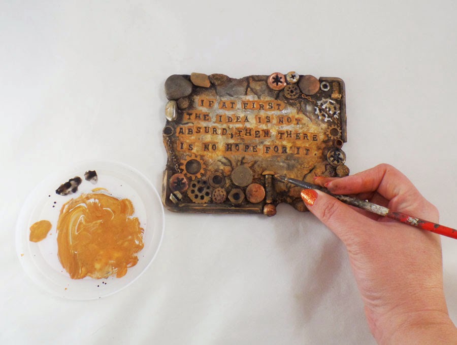 Amazing Casting Products Embossing Powder gets REAL and Rustic