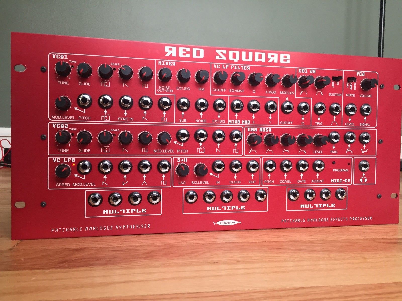 MATRIXSYNTH Analogue Solutions Red Square Mk1 Synth SN