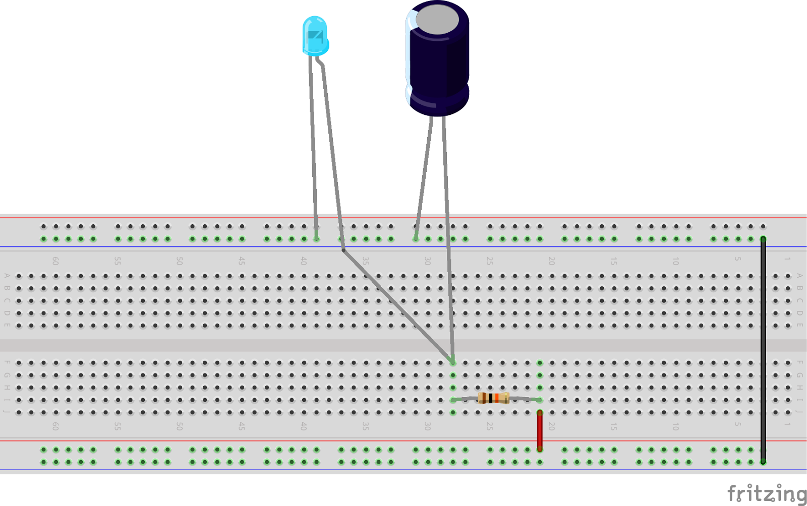 Capacitor Led Circuit