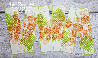 Today's One Sheet Wonder is a nod to those last days of summer.  As we head into Autumn, the temperatures are dropping here in mid Wales, however we are still enjoying some sunny days, long may they continue!    Here I have combined two photopolymer stamp sets.  Abstract Impressions and Playful Backgrounds, and the colours I have used are  Lemon Lime Twist  Petal Pink  Grapefruit Grove and  Pumpkin Pie