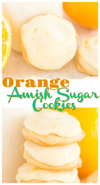 Iced Orange Amish Sugar Cookies