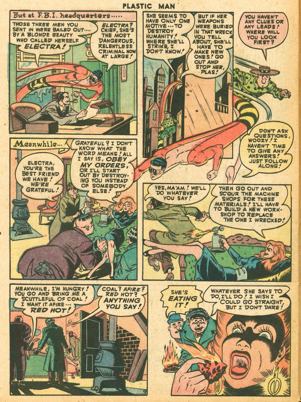 Read online Plastic Man (1943) comic -  Issue #10 - 44