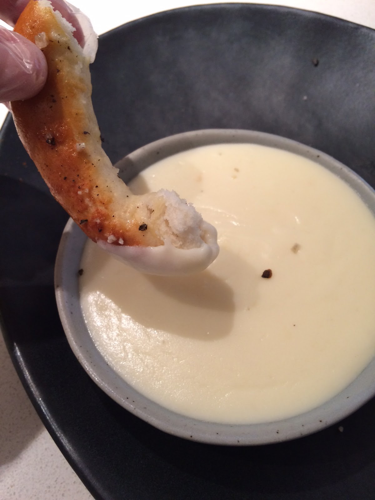 EpiCurious Generations Chewy Soft Pretzels and Stretchy Cheese Sauce