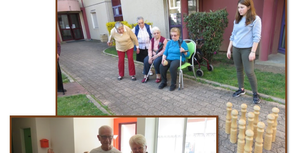 Animation EHPAD Vic Le Comte 63 Les résidents de Vic ont apportés le