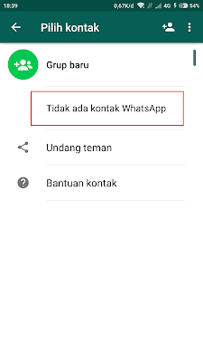 kontak whatsapp hilang tidak ada namanya
