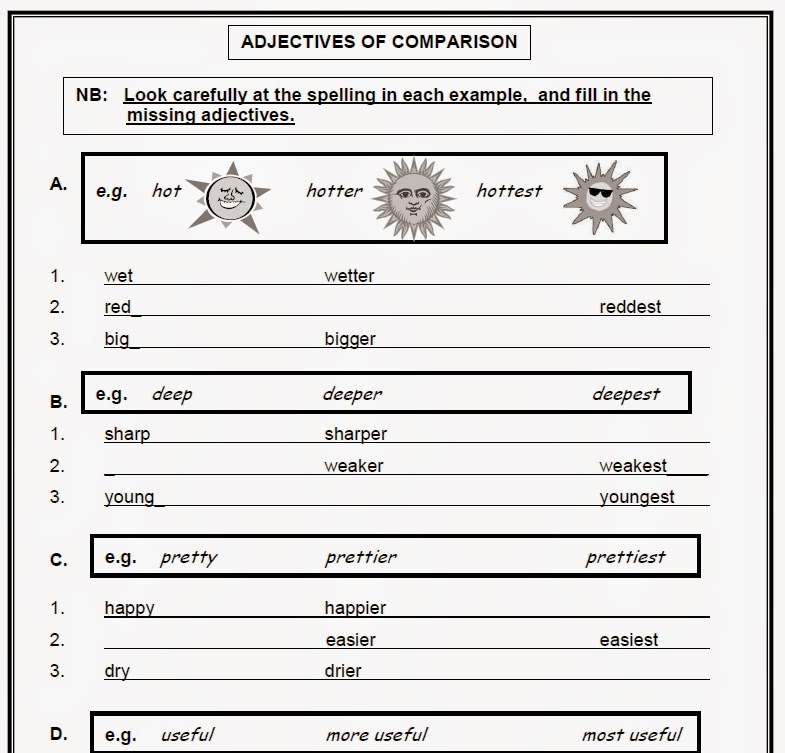 warren-sparrow-adjectives-of-comparison-worksheet