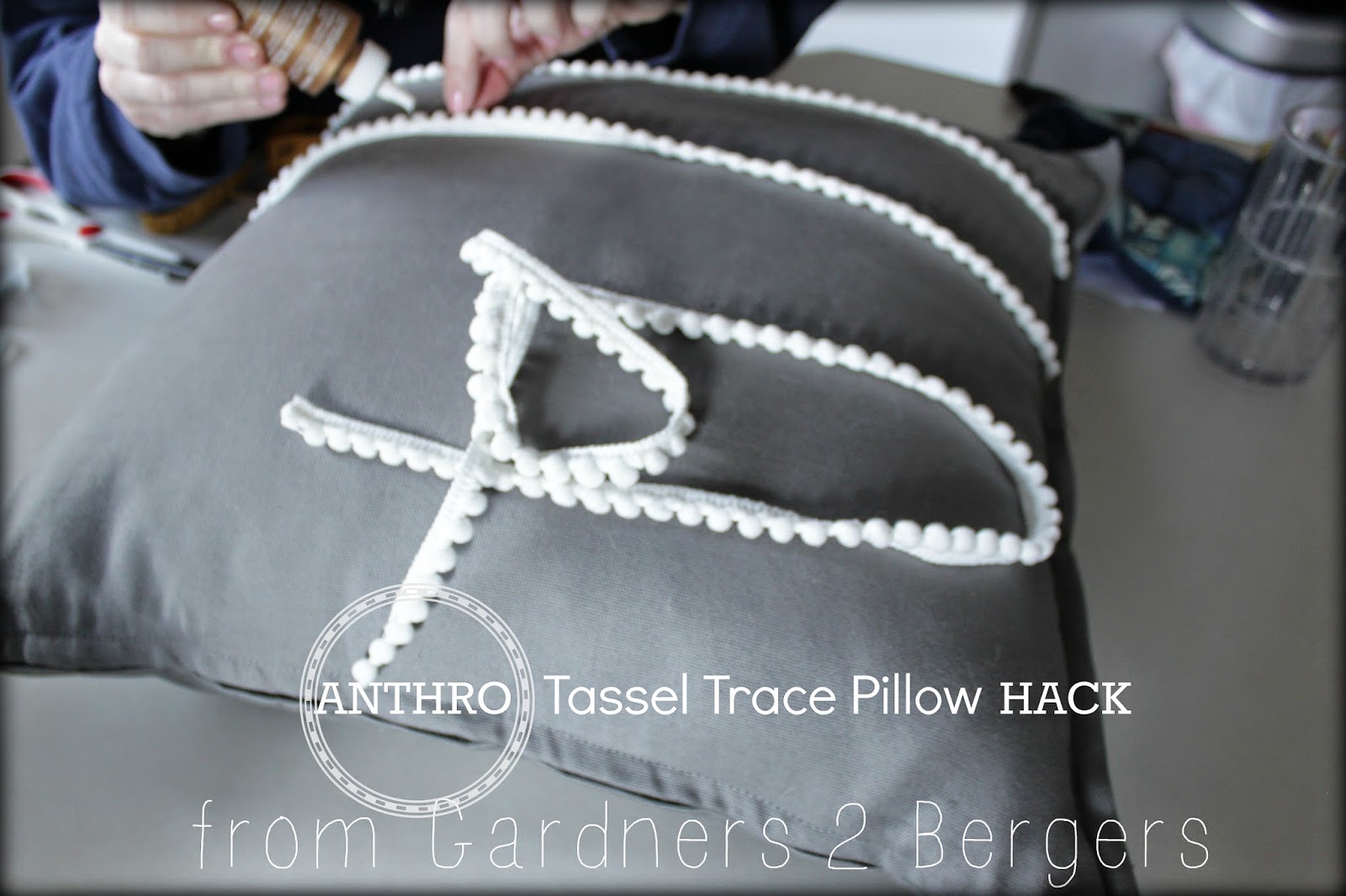 Anthro Tassel Trace Pillow [Hack]