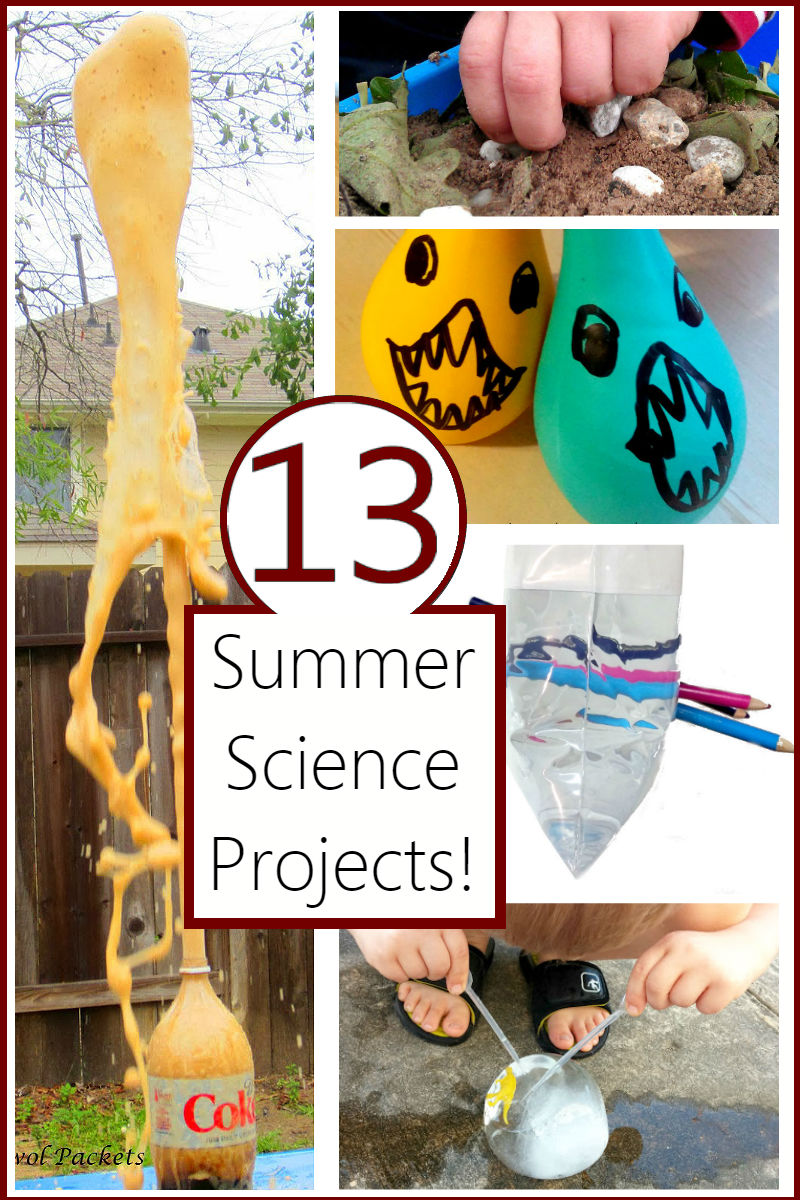 13 FUN Science Experiments for Summer Preschool Powol Packets