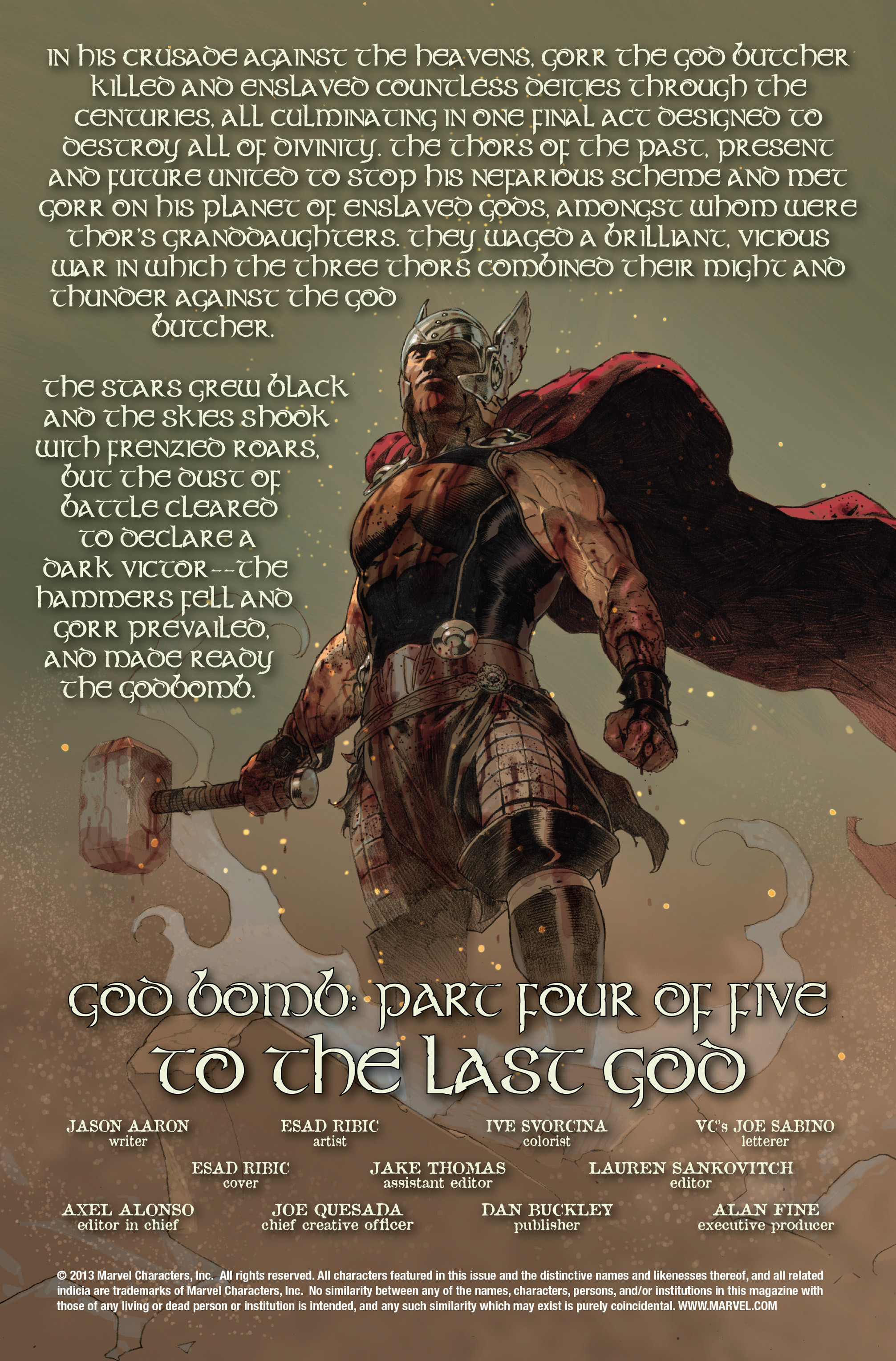 Read online Thor: God of Thunder comic -  Issue #10 - 2