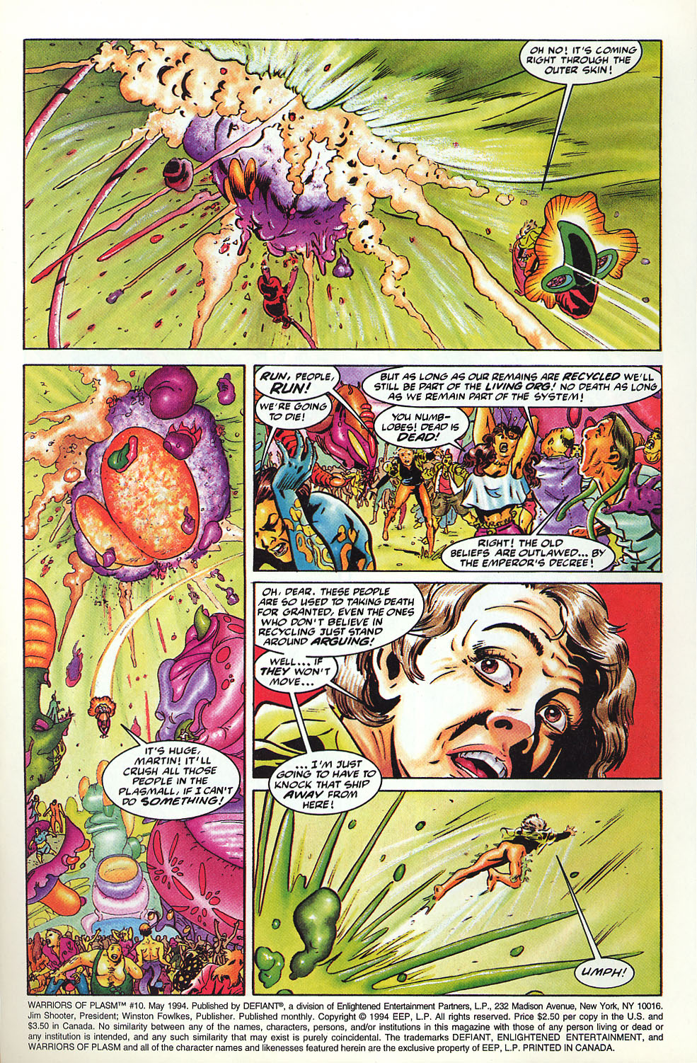 Read online Warriors of Plasm comic -  Issue #10 - 4
