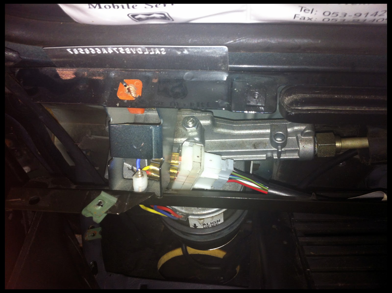 My Landy 90: Fixed my Wiper Park Switch