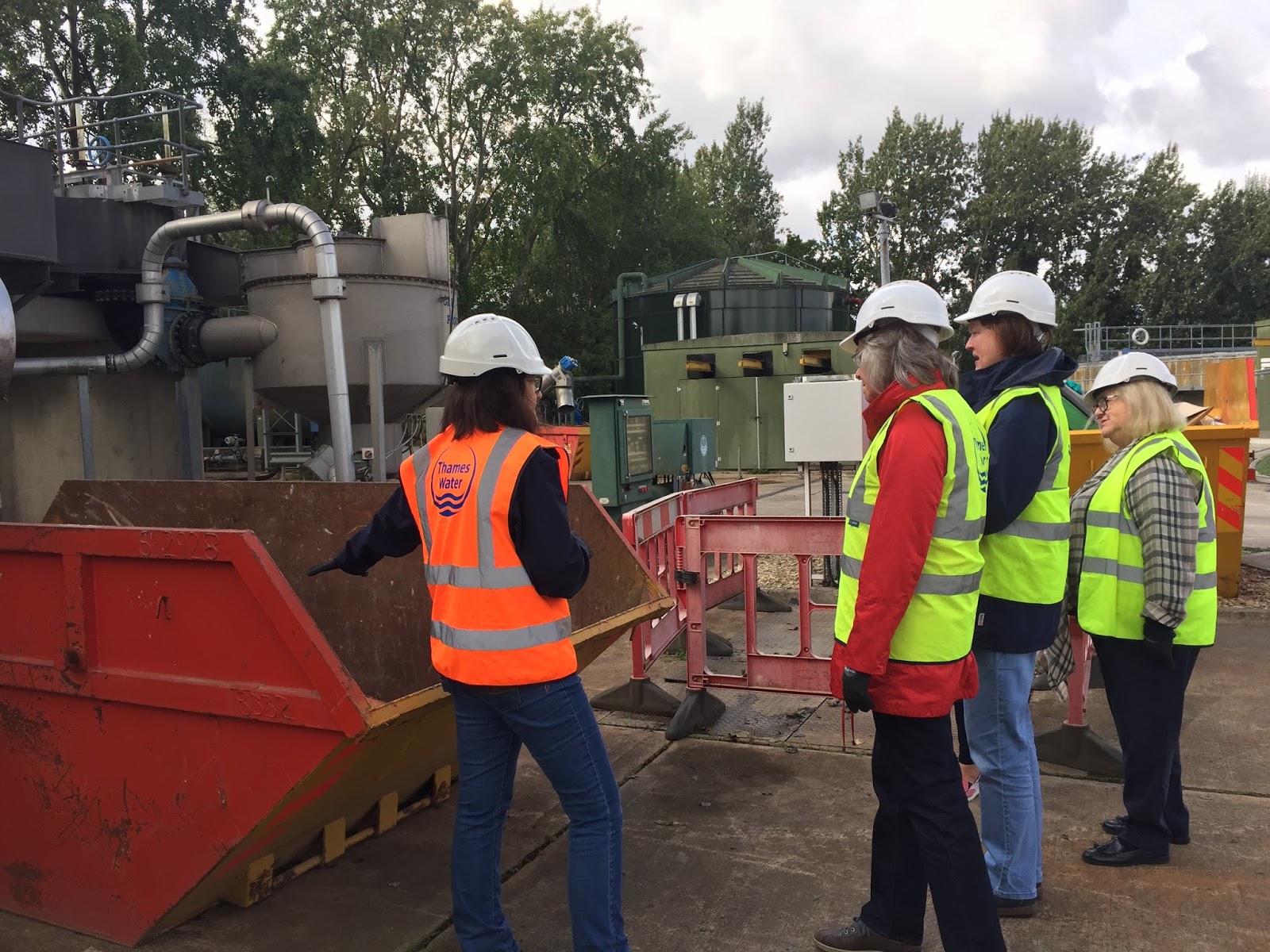 Behind the door of 104 Didcot Sewage Treatment Works Visit