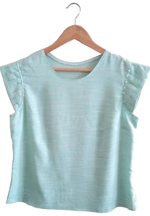 blusas de manga corta de moda