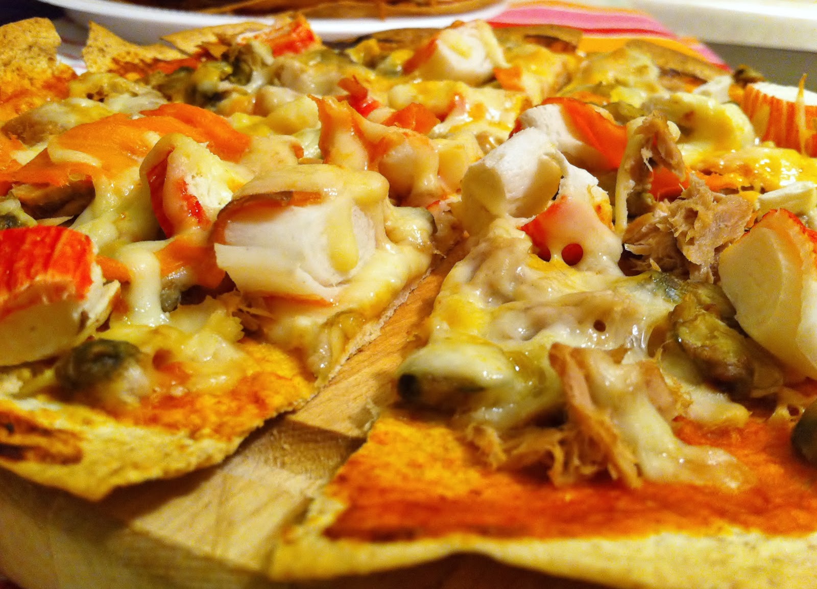 Skinny Simple Recipes Seafood Tortilla Wrap Pizza