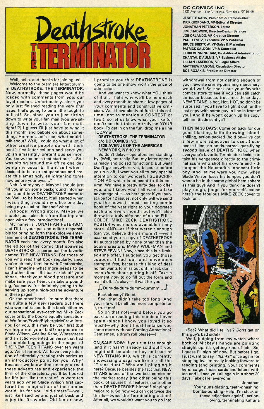 Deathstroke (1991) issue 1 - Page 34